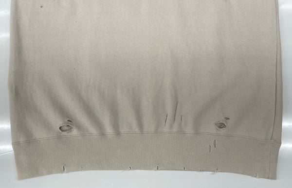 シュタイン stein 22AW OVERSIZED REBUILD SWEAT LS オーバーサイズ リビルド スウェット トレーナー 加工 クリーム 薄茶 st.441 スウェット プリント ベージュ Sサイズ 104MT-1640