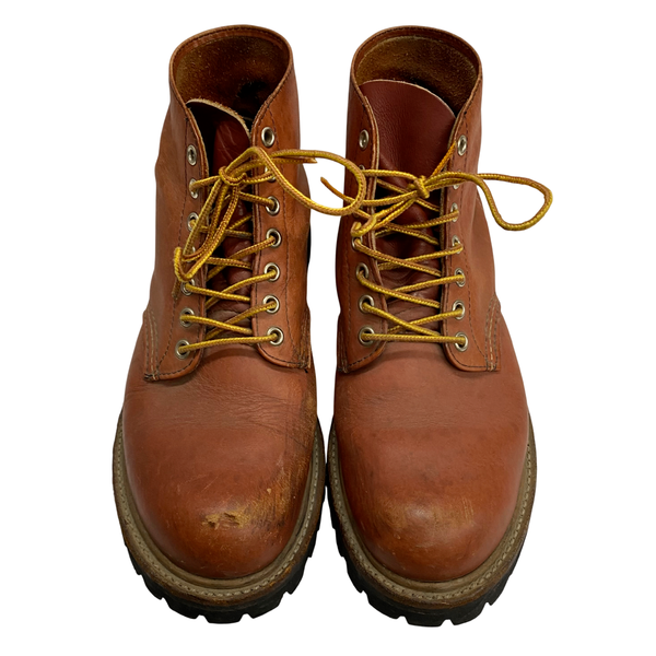 【曜日割引対象外】 レッドウィング RED WING アイリッシュセッター 羽タグ USA製 メンズ靴 ブーツ ワーク ブラウン 26.5cmサイズ 201-shoes1458 VB