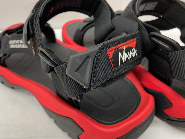 テバ Teva × NANGA ナンガ TERRA FI 5 UNIVERSAL NANGA テラ ファイ ユニバーサル ナンガ アウトドア サンダル 赤 黒 1148710 メンズ靴 サンダル その他 ブラック 27cm 104S-819