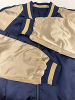 サントリー SUNTORY ×E.YAZAWA コラボ スカジャン サントリープレミアムモルツ 紺 刺繍ロゴ ジャケット ネイビー 101MT-5285