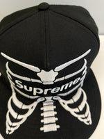 シュプリーム SUPREME Bones Box Logo New Era cap BLACK ボーンズ ボ ックスロゴ ニューエラ 71/2 59.6cm 黒 帽子 メンズ帽子 キャップ ブラック 101hat-161