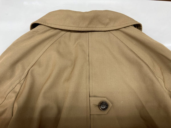 アメリ AMERI MINIMAL FLARE LONG TRENCH COAT ミニマル フレア ロング トレンチ テーラード ステンカラー ハイネック サイドボタン スリット ウエストマーク 日本製 BEIGE 1020730560 コート ベージュ Sサイズ 104LT-234