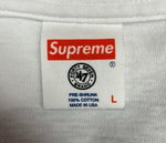 シュプリーム SUPREME New York Yankees ニューヨークヤンキース Box Logo Tee ボックスロゴ 半袖 カットソー バックプリント WHITE 白 Tシャツ ロゴ ホワイト Lサイズ 104MT-717