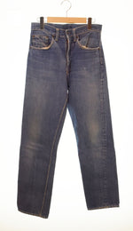 リーバイス LEVI'S 554zxx 紙パッチ VINTAGE ヴィンテージ デニム 60年代 60's 60s  トップボタン刻印E 隠しリベット センターセット セミオートマチックTALON タロン ジップ デニム ブルー 103MB-327
