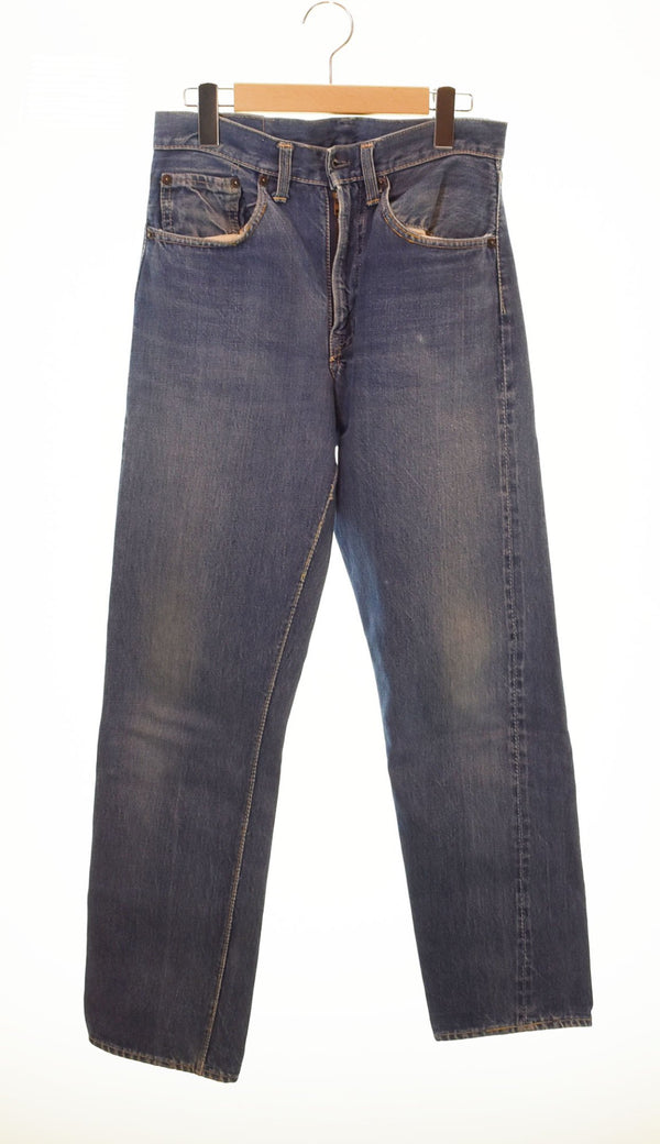 リーバイス LEVI'S 554zxx 紙パッチ VINTAGE ヴィンテージ デニム 60年代 60's 60s  トップボタン刻印E 隠しリベット センターセット セミオートマチックTALON タロン ジップ デニム ブルー 103MB-327