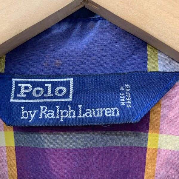 ラルフローレン RALPH LAUREN 80s 90s スイングトップ マドラスチェック 三角タグ ジャケット マルチカラー 201MT-2966