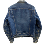 【曜日割引対象外】 リーバイス Levi's 90's 70506-0316 USA製 裏地ブランケット デニム ジャケット ブルー 40サイズ 201MT-4736 VB