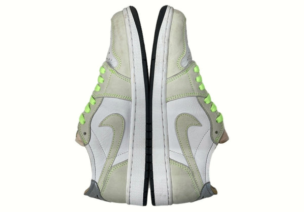 ナイキ NIKE 20年製 AIR JORDAN 1 LOW OG GHOST GREEN エア ジョーダン ロー ゴースト グリーン 白 黄緑 DM7837-103 メンズ靴 スニーカー ホワイト 27.5cm 104-shoes497