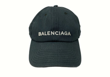 バレンシアガ BALENCIAGA CLASSIC LOGO BASEBALL CAP クラシック ロゴ ベースボール キャップ 6P 刺繍 紺 452245 452B4 帽子 メンズ帽子 キャップ ワンポイント ネイビー 104H-13