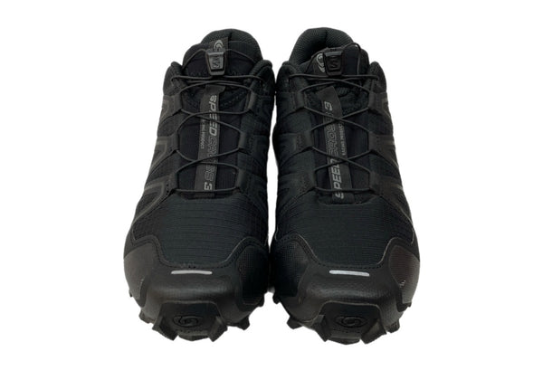 サロモン SALOMON SPEED CROSS 3 スピード クロス Contagrip トレッキング ワイヤー式 アウトドア シューズ 黒 410855 メンズ靴 スニーカー ブラック 27.5cm 104S-884