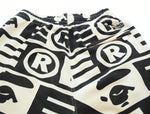 アベイシングエイプ  A BATHING APE LUX SPORT PATTERN OVERSIZED SWEAT PANTS スウェットパンツ 白 001PTJ3010531 ボトムスその他 ホワイト Mサイズ 103MB-323