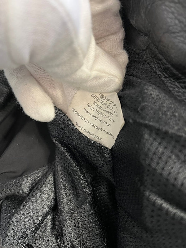 デグナー DEGNER 本皮 レザーパンツ バイカーパンツ ツーリング バイク用品 黒  ボトムスその他 ブラック Lサイズ 101MB-779