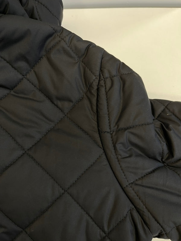 マッキントッシュ MACKINTOSH 裏ボア 中綿コート キルティング ジャケット フード付き コート ブラック サイズ36 101LT-151