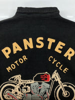 ウエストライド WESTRIDE CYCLE TOGS CORDUROY JACKET コーデュロイ ジャケット モーターサイクル チェーンステッチ ジップアップ アウター 黒 サイズ 38 ジャケット 総柄 ブラック 104MT-2004