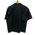 クーティープロダクションズ COOTIE PRODUCTIONS T/W Sucker Open Collar S/S Shirt 半袖シャツ ブラック Sサイズ 201MT-3368