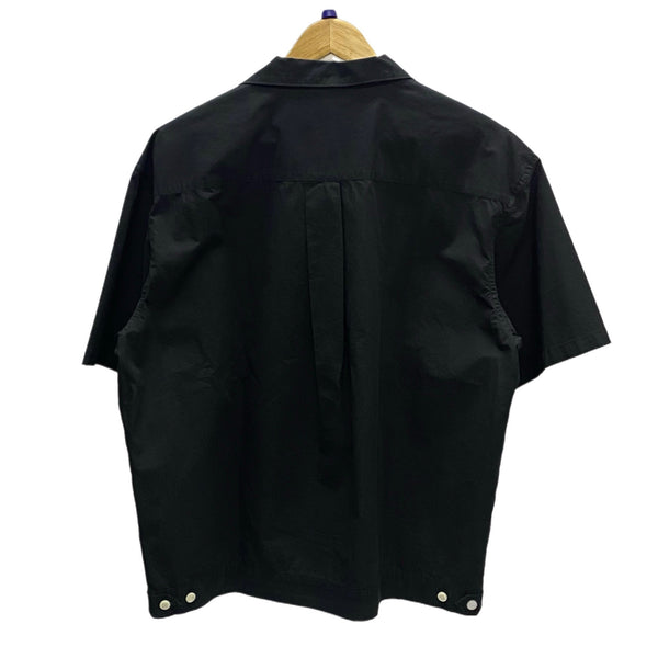 クーティープロダクションズ COOTIE PRODUCTIONS T/W Sucker Open Collar S/S Shirt 半袖シャツ ブラック Sサイズ 201MT-3368