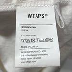 ダブルタップス W)taps 23SS イングレディエント ロングスリーブ Tシャツ INGREDIENTS LS ロンT ホワイト 2サイズ 201MT-3359