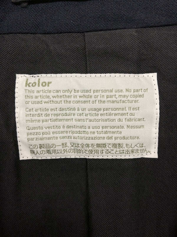 カラー kolor 11SS TWILL JACKET ツイル ジャケット ステン カラー コート アウター 紺 11SCM-C03107 2 ジャケット 無地 ネイビー 104MT-844