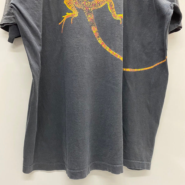 【曜日割引対象外】 ヴィンテージ vintage 90's マルボロ Marlboro リザード Lizard ポケットTシャツ Tシャツ ブラック XLサイズ 201MT-4295 VB