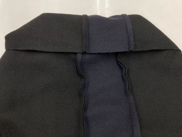 コムデギャルソン COMME des GARCONS 2003年製 オープンフロント オーバーサイズ ビッグシルエット ウール デザインコート 日本製 ユニセックス BLACK 黒 NAVY 紺 GK-C003 コート アシンメトリー ブラック 104LT-175