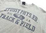 ステューシー  STUSSY  90s OLD STUSSY ロゴプリント Tシャツ USA製 紺タグ  Tシャツ グレー Mサイズ 103MT-2856