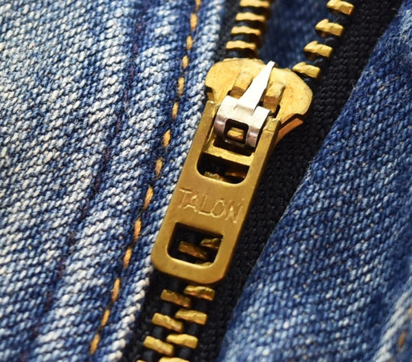 ダブルアールエル RRL 90s ストレートデニムパンツ TALONジッパー デニム ブルー 103MB-441