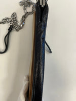 メゾン マルジェラ MAISON MARGIELA tabi ソールバッグ がま口 レザーバッグ 黒×シルバー バッグ レディースバッグ ショルダーバッグ・メッセンジャーバッグ ブラック 101bag-206