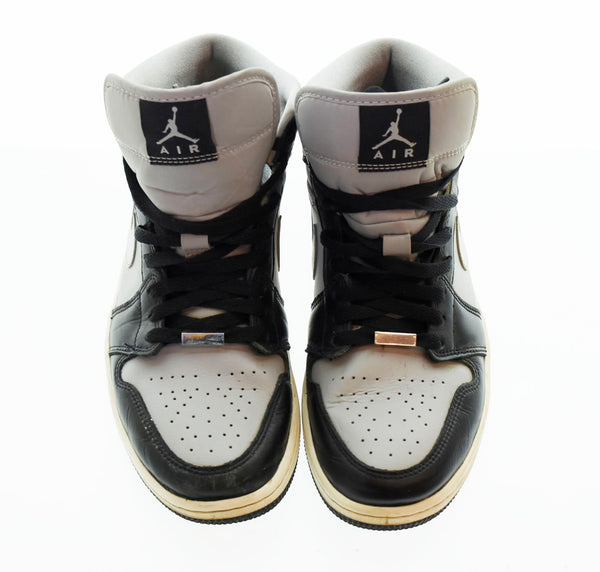 ナイキ NIKE WMNS AIR JORDAN 1 MID SE  Black Chrome エアジョーダン ミッド ブラック FB9892-002 メンズ靴 スニーカー ブラック 27cm 103S-342