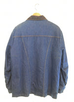 ラングラー Wrangler 70s ランチコート 70's ボアライナー デニムカバーオール ジャケット ネイビー Lサイズ 103MT-2695