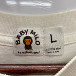 ア ベイシング エイプ A BATHING APE KAWS MILO TEE Tシャツ ホワイト Lサイズ 201MT-3968