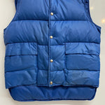 【曜日割引対象外】 エルエルビーン L.L.Bean 70's 筆記体タグ ダウンベスト ベスト ブルー Mサイズ 201MT-4287 VB