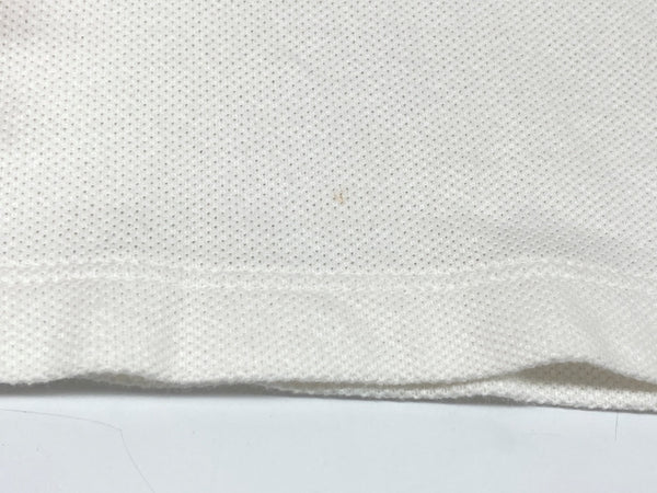 グッチ GUCCI 19SS Stretch Cotton Piquet Polo ストレッチ コットン ピケ アームロゴ バイカラー イタリア製 WHITE 白 500972-X9M38 半袖ポロシャツ ライン ホワイト Lサイズ 104LT-217