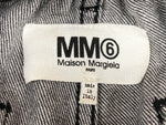 エムエムシックス MM6 メゾンマルジェラ Maison Margiela テーパード デニム パンツ TAPERED DENIM PANTS BLACK 黒 GRAY S32LA0209 S30652 デニム 無地 グレー 104LB-11