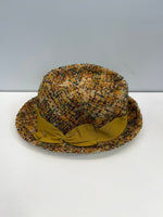カシラ CA4LA ツイードハット マスタード AOK00777 帽子 レディース帽子 ハット ブラウン 101hat-184