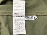 ダブルタップス WTAPS WMILL-65/JACKET. NYCO.SATIN BRDT-JKM01 ミリタリージャケット オリーブ 緑 SIZE 01 ジャケット 無地 カーキ 104MT-1619