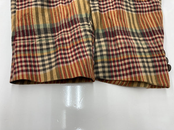 ダブルアールエル RRL 90s 90年代 三ツ星タグ 3B JACKET テーラード センターベント ヴィンテージ VINTAGE ラルフローレン RALPH LAUREN コットン USA製 マドラスチェック ジャケット マルチカラー Mサイズ 104MT-2034
