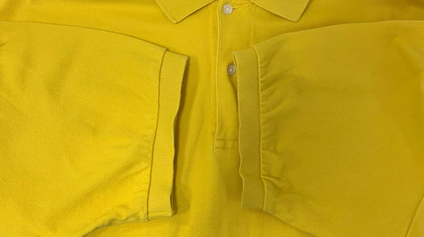 アベイシングエイプ A BATHING APE 1J30112001 半袖ポロシャツ イエロー XLサイズ 201MT-4817