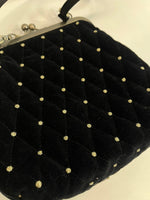 ビビィ Bibiy.   ODETTE PARTY BAG がま口 キルティング ドット バッグ ショルダー バッグ レディースバッグ ショルダーバッグ ブラック 101bag-209