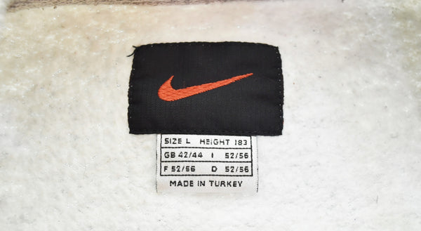 ナイキ NIKE 90s EURO LINE 刺繍ロゴ スウェット トレーナー  スウェット グレー Lサイズ 103MT-3160