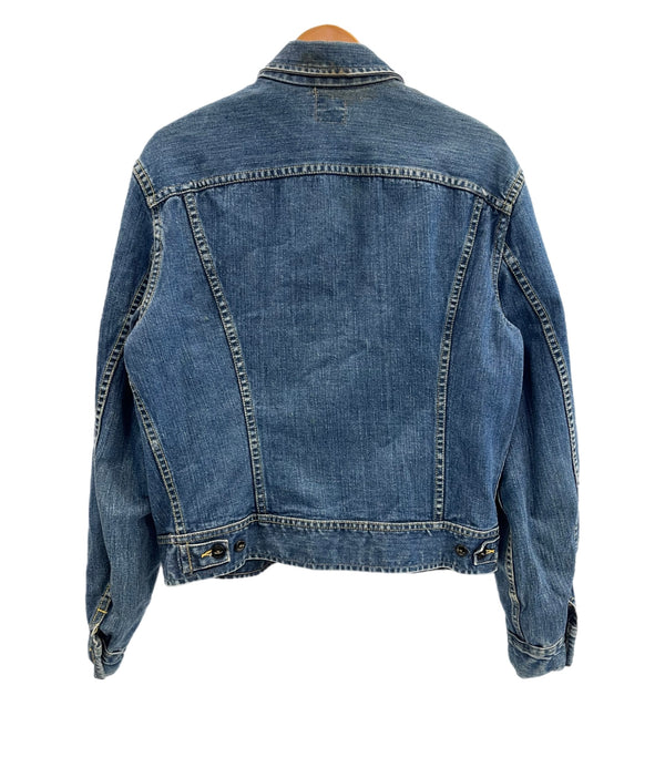 リー Lee 60's 60年代 四角黒タグ R表記 101-J デニムジャケット Gジャン トラッカー VINTAGE ヴィンテージ アメリカ製 MADE IN USA 42 LONG ジャケット ブルー 101MT-5041
