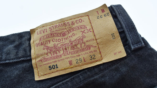 リーバイス Levi's USA製 90s ブラックデニム ストレートデニムパンツ 6501-0660 デニム ブラック 29 103MB-528