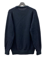 コムデギャルソン COMME des GARCONS HOMME 80s CREWNECK WOOL KNIT クルーネック ウール ニット 川久保オム デカオム 薄手 セーター 紺 HN-080040 セーター 無地 ネイビー 104MT-1690