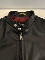 ショット SCHOTT シングルライダース 革ジャン レザージャケット アメリカ製 7009 サイズ36 ジャケット ブラック 101MT-4681
