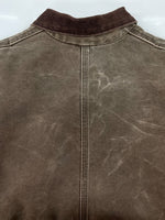 カーハート Carhartt MICHIGAN CHORE COAT ミシガン チョア コート カバーオール 裏ブランケット ボタン アウター ジャケット 茶 C02 CHT ジャケット ロゴ ブラウン XLサイズ 104MT-1876