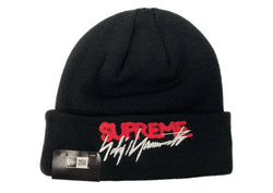 シュプリーム SUPREME 20AW × Yohji Yamamoto ヨウジヤマモト New Era Beanie ニューエラ ビーニー ニット帽 帽子 黒 帽子 メンズ帽子 ニット帽 ロゴ ブラック 104H-67