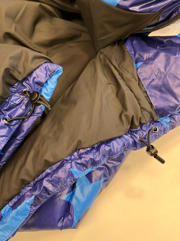 オールウェイズ always do what you should do ダウンジャケット 星柄 紫 青 ジャケット パープル Mサイズ 101MT-5399