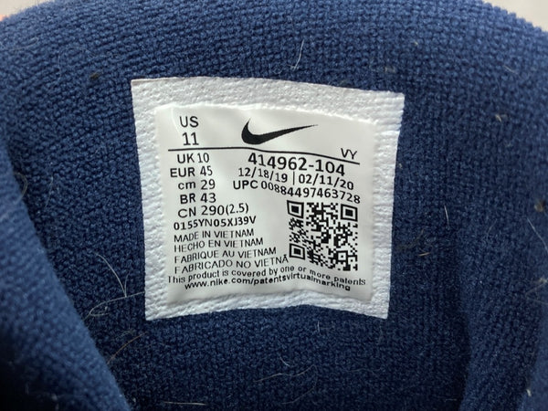 ナイキ NIKE 20年製 AIR MORE UPTEMPO OLYMPIC エア モア アップテンポ オリンピック バスケ モアテン シューズ 白 紺 414962-104 メンズ靴 スニーカー ネイビー 29cm 104S-1033