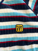 ヒステリックグラマー HYSTERIC GLAMOUR ボーダー パーカー 2CF-4130 パーカ ブルー フリーサイズ 101LT-252