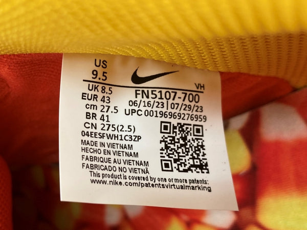 ナイキ NIKE 23年製 SB DUNK HIGH PRO HALLOWEEN ダンク ハイ ハロウィーン キャンディ シューズ 白 黄 FN5107-700 メンズ靴 スニーカー オレンジ 27.5cm 104S-833