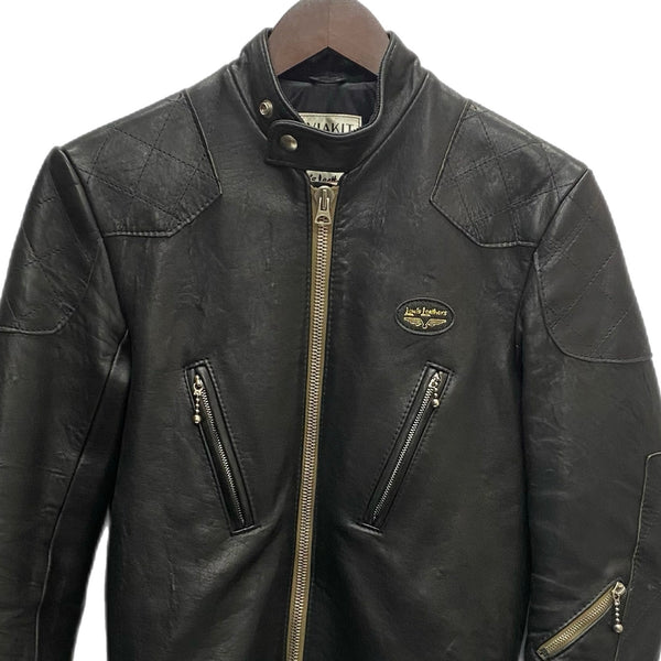 【曜日割引対象外】 ルイスレザー Lewis Leathers SUPER PHANTOM スーパーファントム シープスキン タイトフィット ジャケット ブラック 32サイズ 201MT-3444 VB